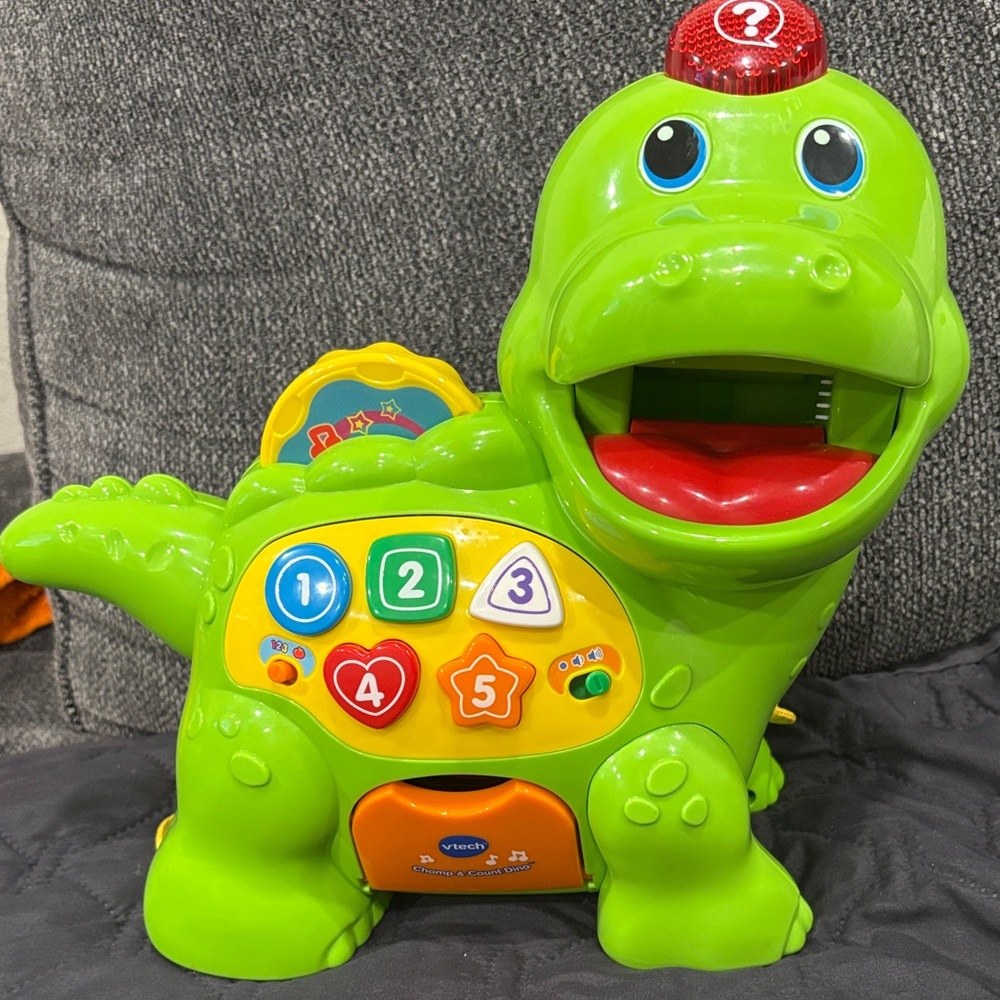 Interactive Green Dinosaur Toy by Vtech